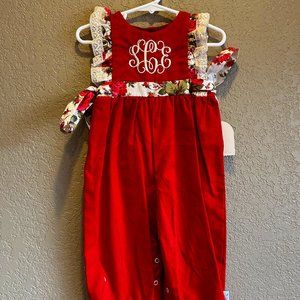Darling Mae Monogram Romper